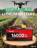 Paket Baterai Lithium Ion 3S 16000mAh Bersertifikasi, Kecepatan Tinggi, Kelincahan yang Ditingkatkan dengan Pasokan Energi Stabil untuk Penerbangan Berkecepatan Tinggi