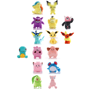 Kawaii Pokemoed плюшевые игрушки 100 Стили мягкие хлопковые куклы Пикачу капибара для детей оптом - Product Image 4