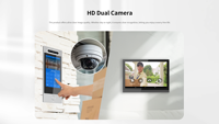 Videoportero Inteligente Android Tuya con Pantalla Táctil de 7 Pulgadas de Taichuan, Intercomunicador con Puerta, Puerta de Enlace Zigbee Integrada, Compatible con hasta 1000 Apartamentos