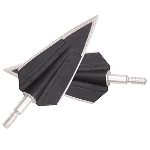 <span class=keywords><strong>Punta</strong></span> di Freccia Fissa a 2 Lame per Tiro con l'Arco, 125/160 Grani, in Acciaio Inossidabile, per <span class=keywords><strong>Caccia</strong></span> e Tiro con l'Arco - Product Image 5