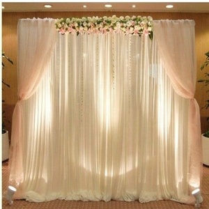 Wedding Backdrop Stand Adjustable Uprights Telescopic Slip Fit Upright 5-26ft Drape System Event - Product Image 2