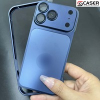 Película Metálica de Alta Calidad para iPhone 17pm, Actualización Instantánea, Cubierta Trasera con Flash, Compatible con iPhone Serie 12-18