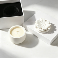 Diffuseur d'huiles essentielles en plâtre parfumé, bougeoir en céramique écologique de luxe pour la décoration intérieure, désodorisant