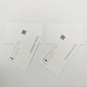 Cartes de vœux et de remerciement en papier couché de luxe, écologiques, avec impression CMJN, texture, taille personnalisée, logo, pour entreprises, vente en gros directe usine - Product Image 5