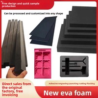 Plaque de mousse EVA acrylique double face, bande de protection antichoc pour emballage, bandes d'éponge à encastrer 38-80C, approvisionnement direct usine