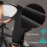 Cuissard de cyclisme Darevie Custom Pro, résistant à l'abrasion, coupe compressive, rembourrage premium.