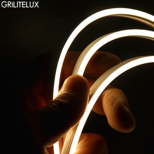 แถบไฟนีออนซิลิโคนบางเฉียบ 4x8มม. 6x6มม. ความหนาแน่นสูง SMD2835 228/120LEDs/m 3000K-6000K DC12V/24V แสงสม่ำเสมอ ไฟนีออน LED - Product Image 1