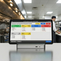 Tablette Android POS 12 pouces avec écran tactile NFC pour affichage de la commande en cuisine (KDS), fixation murale, pour restaurant, OEM