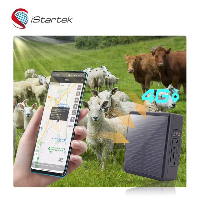 New Micro Product Long Battery Cattle Sheep Horse Animals GPS Tracking Device Solar Power Mini GPS tracker for Cow