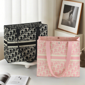 Zequel Beliebtes Hahnentritt-Muster für Polyester-Karten-Umhängetaschen Modische gestrickte Damen-Einkaufstasche mit großer Kapazität - Product Image 1