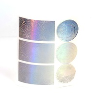 Étiquette de sécurité hologramme laser personnalisé Feuille d'aluminium holographique Autocollants anti-contrefaçon imprimés auto-adhésifs