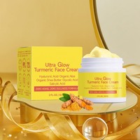 Crème éclaircissante pour le visage au curcuma biologique et à la vitamine C, anti-âge et correcteur de taches brunes