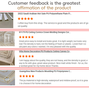 Auuan Luxe <span class=keywords><strong>Polyuréthane</strong></span> Couronne Moulure PU Extérieur <span class=keywords><strong>Corniche</strong></span> Décorative pour La Décoration de La Maison - Product Image 4