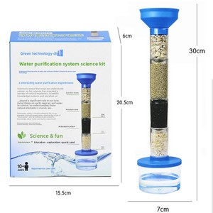 Kit <span class=keywords><strong>de</strong></span> Ciencia para Purificación <span class=keywords><strong>de</strong></span> <span class=keywords><strong>Agua</strong></span> para Jardín <span class=keywords><strong>de</strong></span> Niños, Sistema <span class=keywords><strong>de</strong></span> Filtración <span class=keywords><strong>de</strong></span> Aguas Residuales DIY, Purificador <span class=keywords><strong>de</strong></span> <span class=keywords><strong>Agua</strong></span> Casero, Ciencia para Escuela Primaria - Product Image 2