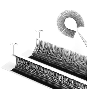 M Curl U Shape YY Extensiones de pestañas Todos los tamaños Premium <span class=keywords><strong>Y</strong></span> Shape Pestañas Cilios - Product Image 3