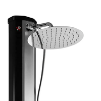 2024 60L octogonal extérieur jardin outils de douche solaire colonne piscine panneau bord de mer outils de douche avec douche à main sanitaire