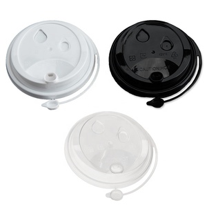 <span class=keywords><strong>Tapa</strong></span> de Plástico PP Universal Desechable Personalizada para Vasos de Café <span class=keywords><strong>con</strong></span> Tapón Antiderrames - Product Image 6