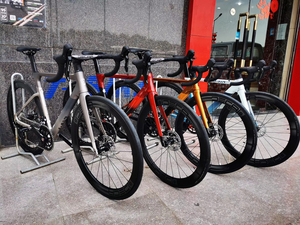 Bicicleta de Carretera JAVA de Carbono 700c, Bicicleta de Carreras de Fibra de Carbono, 22 Velocidades, Manillar Curvo, Bicicleta de Fibra de Carbono FUOCO-D - Product Image 5