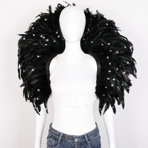Halloween lễ hội hiệu suất CAPE áo choàng Gothic tối Khăn Cổ ấm hơn cho bóng bên vai trò chơi trang phục đạo cụ - Product Image 1