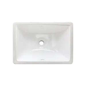 Lavabo rettangolare sotto il bancone cupc ceram lavabo da bagno lavabo in ceramica da bagno bianco
