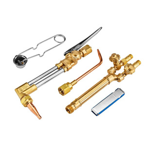 Torche de découpe Harris style américain H01 2, kit de soudage acétylène-oxygène, plaqué cuivre, interrupteur simple - Product Image 5