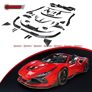 ชุดแต่งสไตล์ MSY สำหรับ Ferrari F8 คาร์บอนไฟเบอร์แท้ ลดราคาพิเศษ ประกอบด้วย สเกิร์ตหน้า สเกิร์ตข้าง ฝาครอบกระจกมองข้าง ช่องระบายอากาศบังโคลน ดิฟฟิวเซอร์หลัง - Product Image 1