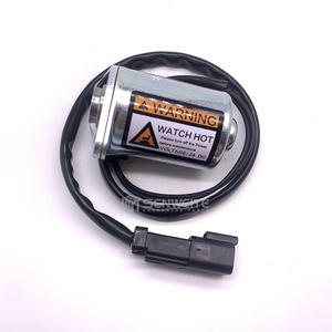 Vanne solénoïde rotative de sécurité Senwitt Pilot 24V DC pour pièces d'excavatrice - Product Image 1