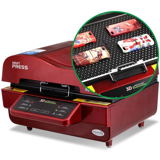 Freesub 3D Sublimation Vacuum Heat Press Machine Tumbler Mug Phone Cover Printing Machine