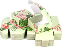 Caja de Regalo de Papel con Diseño Floral Plegable y Elegante, con Productos para el Cuidado de la Piel, para el Día de la Madre, Bodas, Días Festivos