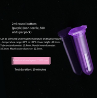 Tubes à centrifuger colorés, 1,5 ml, 2 ml, 5 ml, 10 ml, 15 ml, 50 ml, fond conique, polypropylène PP, avec bouchon pour laboratoire
