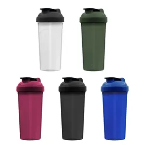 500ml 700ml BPA libre de plástico Fitness mezcla Shakers taza de gimnasio en blanco Protien proteína Shaker botella