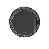 Senda Miroir intelligent mural pour salle de bain et coiffeuse, avec éclairage LED, pour maquillage, Commerce transfrontalier Laser Tornado No