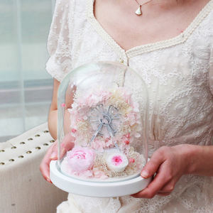 Vente en gros Nouvelles Idées de Produits 2024 Cadeau Saint Valentin Roses Conservées Avec Ferris en Dôme de Verre Pour Cadeau d'Anniversaire - Product Image 3