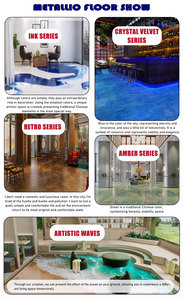 Resina Epossidica Liquida Trasparente <span class=keywords><strong>Bicomponente</strong></span> AB Autolivellante ad Alta Lucentezza per Rivestimenti di <span class=keywords><strong>Pavimenti</strong></span> 3D Metallici - Product Image 3