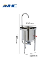 Machine de nettoyage de grains de café de riz multifonctionnelle 25kg/50kg/100kg Machine à laver le riz à circulation d'eau économe en eau