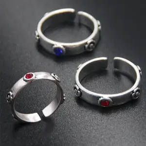 Anime Howls Moving Castle Ring Hayao Miyazaki Cosplay <span class=keywords><strong>Howl</strong></span> Sophie Metal ajustable Unisex anillos joyería Prop accesorios regalo - Product Image 1
