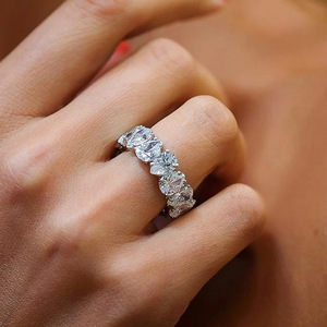Teardrop Shape Design <b>Ring</b> Elegant <b>Finger</b> <b>Ring</b> for Women - Product Image 2