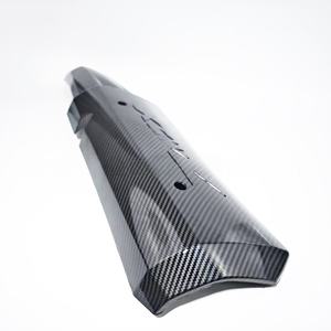 Piezas de Motocicleta, Cubierta de Tubo de Escape, Apta para Yamaha 17-23 XMAX300, Cubierta de Tubo de Escape Modificada, Patrón de Fibra de Carbono - Product Image 4