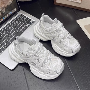 Wholesale Custom Retro Women's Sneakers Autumn Breathable Designer Comfortable Fashion Trendy Mesh Breathable Sneakers - Product Image 6