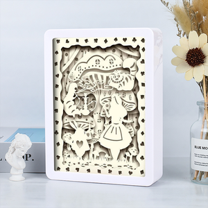 Decoraciones de Anime y <span class=keywords><strong>Manga</strong></span>, Lámparas para Habitación Infantil, Marco de Caja de Sombra, Imagen Personalizada, Lámpara Nocturna 3D, Artículos de Regalo para Niños - Product Image 2