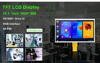 Layar Sentuh Polcd 10.1 inci Antarmuka RGB LVDS Panel Sentuh Kapasitif Multi-sentuh Modul LCD TFT