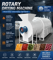 Séchoir rotatif électrique multifonctionnel pour arachides, maïs, riz, mortier sec, en acier inoxydable SUS304/SUS316L