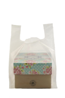 Sacs de transport en LDPE recyclables à bas prix pour l'emballage de boîtes, de produits alimentaires, de pain, de bonbons, de gâteaux et de biscuits pour fêtes d'anniversaire