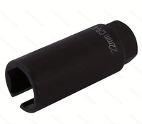 Kit de clés à douille pour capteur d'oxygène O2 Lambda, 5 pièces, poli miroir, multi-tailles, pour réparation automobile