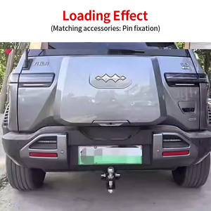 Pour BYD Equation Leopard Tai <span class=keywords><strong>3</strong></span> : Pièces de pare-chocs arrière en acier pour remorque, barre de remorquage, <span class=keywords><strong>crochet</strong></span> de remorquage, accessoires de <span class=keywords><strong>attelage</strong></span> de véhicule, caravane - Product Image 6