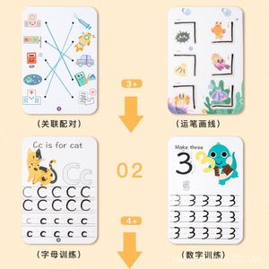 Fun Tracing Practice for Lines Shapes Numbers Letters Preschool Handwriting Build Focus Autism Trace & Learn to Write Workbook - Product Image 5