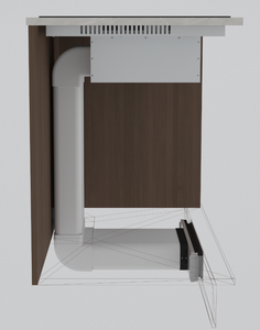 Placa de Inducción Integrada de Cuatro Quemadores con Tecnología Downdraft - Product Image 4