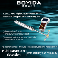 Doppler acoustique portatif haute précision LSH10-ADV (2D) pour instruments météorologiques et hydrologiques (RS232)