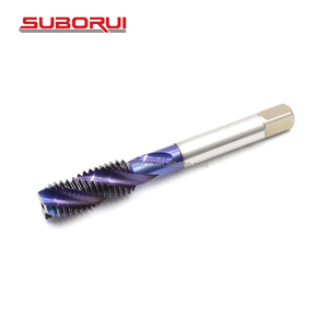 Tarauds de <span class=keywords><strong>machine</strong></span> SUBORUI Tarauds de <span class=keywords><strong>machine</strong></span> à nano-revêtement HSS Tarauds de filetage M3 <span class=keywords><strong>M4</strong></span> M5 M6 M7 M8 M10 M12 M14 Tarauds de <span class=keywords><strong>machine</strong></span> à flûte en spirale - Product Image 2