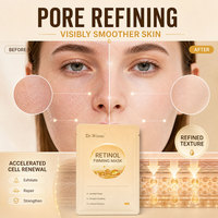 Masque facial au rétinol, anti-âge, hydratation profonde, raffermissant, lisse les ridules, soins de la peau professionnels pour salon de beauté